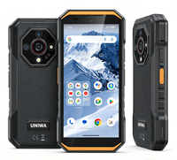 Teléfono Inteligente Resistente para Exteriores 5G Uniwa Vd5021 IP68 IP69K con Pantalla Táctil, Dimensity 6300, WiFi 6, NFC, 5500 mAh, Larga Duración de Batería
