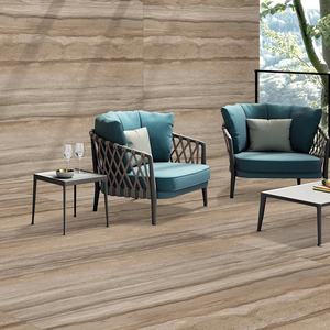 กระเบื้องหินอ่อนพอร์ซเลนขนาดใหญ่ทันสมัยความหนา9มม. 15มม. พื้นผิวไม้มีขนาด600x1800มม. 1200x2400มม. - Product Image 2