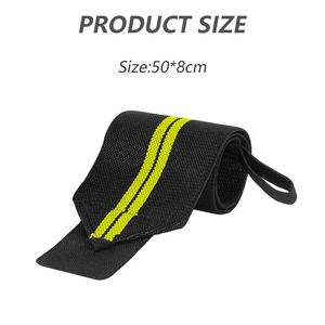 Bandes de maintien élastiques pour poignets avec rembourrage en gel, design personnalisé, polyester et nylon, écologiques, respirantes, pour usage sportif, taille unique. - Product Image 2
