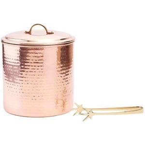 Seau à glace polyvalent en métal, élégant récipient isotherme pour boissons avec couvercle et poignées, idéal pour hôtel, restaurant, fête, maison - Product Image 4