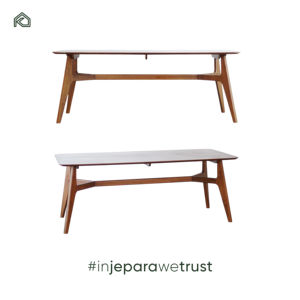 Mesa de Comedor de Madera Maciza de Teca Tallada, Juego de Mesa y Sillas para Comedor, Venta Directa de Fábrica de Foshan - Vera - Product Image 5