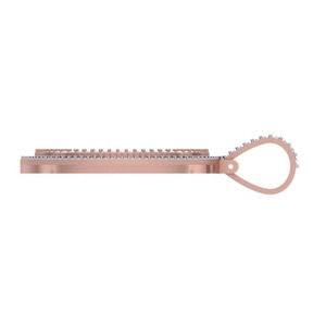 Pendentif Hiphop en Or pour Enfants Humera Jewels, Diamant Synthétique de Laboratoire Certifié IGI, Coupe Ronde Brillante, Charme Mignon - Product Image 3