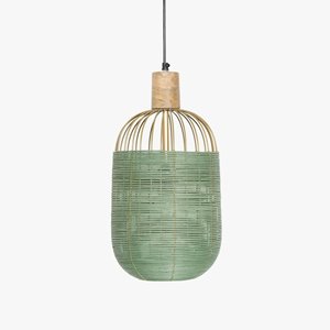 Lámpara Colgante Redonda de Ratán, Estilo Bohemio, Decoración Interior para el Hogar, 100% Hecha a Mano, Iluminación para Sala de Estar a un Precio Razonable - Product Image 3