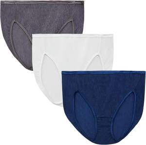 Culottes tricotées pour femmes, coupe haute, usage quotidien, en polyester doux, respirantes, extensibles, maintien sûr, couvrance intégrale - Product Image 6