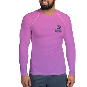 Chemises de compression pour hommes aux designs personnalisés, écologiques, à séchage rapide, respirantes, en spandex/polyester, protection contre les éruptions cutanées, vente chaude - Product Image 1