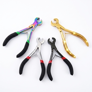 High-Quality Heavy-Duty Hair Extension Fusion Keratin Bond Cutter Hair Bond Remover Stainless Steel Sharp <b>Edge</b> Cutter Easy Used - Product Image 5