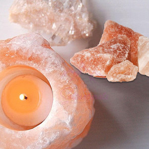 Support de bougie sur mesure, lampe à sel, emballage personnalisé, lampe à sel 100% pur de l'Himalaya - Product Image 6
