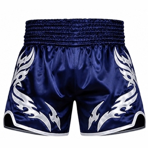 Shorts de Muay Thai personnalisés, shorts de boxe en satin de qualité supérieure, fabricant en gros, OEM ODM - Product Image 1
