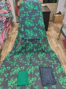 Ensemble Maqbal Dirac de luxe avec broderie scintillante dorée, manches longues, coton et polyester, toutes saisons - Product Image 2