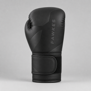 Gants de boxe Fawkes à doigts entiers, en PVC, avec fermeture à enfiler, respirants, pour adultes, noirs, best-seller, prix de gros, prix bas - Product Image 5