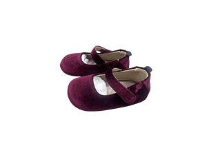 Zapatos Planos de Terciopelo para Niñas, Estilo Mary Jane, Color Sólido, con Hebilla, Antideslizantes, con Soporte de Arco, Ligeros, para Bebés de 0 a 6 Meses - Product Image 3