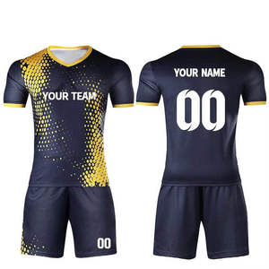 Uniforme de Fútbol Personalizado, Jersey y Pantalones Cortos de Alto Rendimiento, Transpirables, Duraderos, de Poliéster que Absorbe la Humedad, Ropa de Fútbol Personalizada - Product Image 4