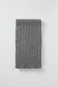 Custom Logo Men's Winter Acrylic Infinity <b>Scarf</b> Thick Ribbed Knit Breathable Circle Loop <b>Neck</b> Warmer for Cold Weather - Product Image 4