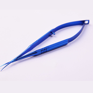 Tijeras de acero inoxidable Vannas de gran venta: juego de pinzas manuales para cápsulas para cirugía ocular, instrumento quirúrgico reutilizable - Product Image 5