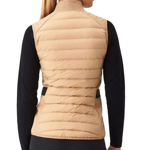 Winter Custom <b>Cropped</b> Sleeveless Lightweight Waterproof Canvas Eco-Friendly <b>Zip</b>-<b>Up</b> Reversible Breathable Quilted Padding Puffer - Product Image 4