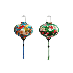 Wholesale Durable Eco-Friendly Handmade Silk Vietnamese Lantern <b>Flower</b> Theme Decoration for Home Wedding Festival Party Decor - Product Image 2