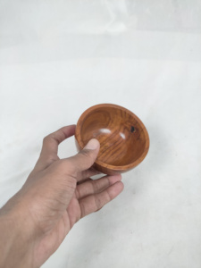 Japanese Wholesale <b>Ceramic</b> Salad <b>Serving</b> <b>Bowl</b> Handmade From India Small Eco-Friendly Europe Style Party Wooden <b>Bowl</b> Spoon Set - Product Image 2
