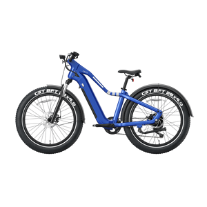 Mountain Bike elettrica Step-Over blu da 26 pollici - Product Image 3