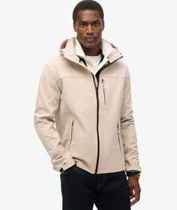 Veste imperméable à capuche pour homme, style sportif, coupe droite, en polyester, avec fermeture éclair, écoresponsable, décontractée - Product Image 1