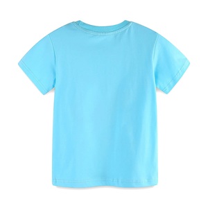 เสื้อยืดเด็กผู้ชายแขนสั้นผ้าฝ้ายถัก 100% ลายพิมพ์ ดีไซน์ใหม่ คุณภาพสูง ขายดี แห้งเร็ว เป็นมิตรกับสิ่งแวดล้อม บรรจุภัณฑ์แบบอัดแน่น - Product Image 6