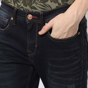 Jeans Casuales para Hombre, Ligeros, Corte Medio, Desgastados, Ecológicos, Transpirables, Cómodos, Moda Urbana, Algodón Premium - Product Image 3