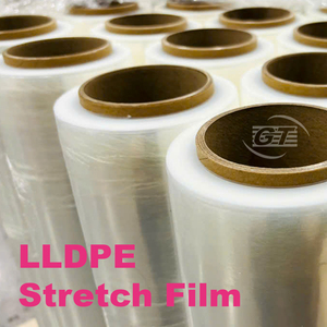 18 Mic LLDPE Soft Casting Transparent Moisture Proof Stretch Film for Pallet Wrapping Packaging <b>Shrink</b> Film Roll No reviews y - Product Image 5