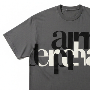 เสื้อยืดโอเวอร์ไซส์ปักโลโก้ตามสั่ง ผู้ชาย ผ้าคอตตอนหนานุ่ม ทรงหลวม สไตล์สตรีทแวร์ ขายส่ง เสื้อเปล่าไซส์ใหญ่ ฮิปฮอป - Product Image 3