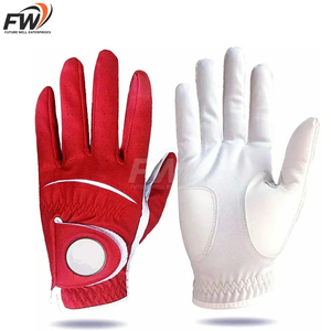 ถุงมือหนังแกะคาเบรตต้าพรีเมียมสำหรับผู้ชาย จับกระชับมือ ระบายอากาศได้ดี ออกแบบโลโก้ได้ตามต้องการ ถุงมือกอล์ฟสำหรับผู้ชายและผู้หญิง - Product Image 4