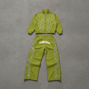 Zip up <b>Wind</b> <b>Breaker</b> Tracksuits for Men Custom Men's Tracksuit Windbreaker Outfits Nylon Set Suit Sport Jacket Track - Product Image 3