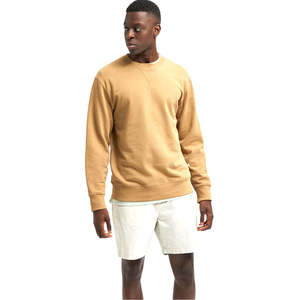 Unisex <b>Brown</b> Hooded Pullover Sweatshirt Oversized Fit Fleece Knitted Casual Winter Wear Custom Color Regular Sleeve Anti-Wrinkle - Product Image 1