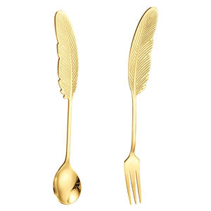 Juego de Cubiertos Super Sell 2026 con Cuchara de Acero Inoxidable y Acabado Dorado en Venta por M.I.G. EXPORTACIONES. - Product Image 1