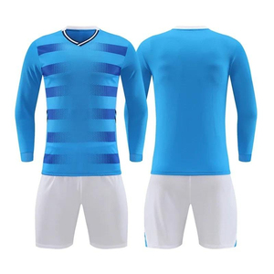 Conjuntos de Camisetas de Fútbol Unisex de Primera Calidad, Uniformes Personalizados para Equipos, Manga Corta, 100% Poliéster, Secado Rápido y Transpirable - Product Image 5