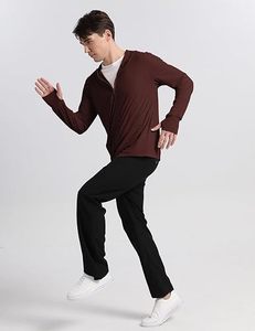 Men Sports Long <b>Sleeve</b> <b>Shirts</b> <b>Half</b> Zip up Sweatshirt Fitness Jogging Tops Breathable Training Compression Running <b>T</b> <b>Shirts</b> - Product Image 5
