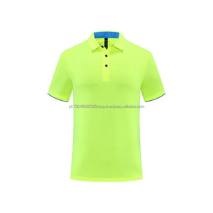 เสื้อโปโลผู้ชายสั้นลำลองทรงสลิมฟิตเสื้อโปโลผ้าฝ้ายลายขวางดีไซน์เรียบง่าย - Product Image 5