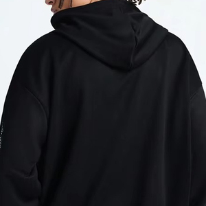 Hoodie d'hiver surdimensionné à coupe diamantée en mélange de coton avec décorations en strass, ODM pour un usage quotidien décontracté et un style urbain - Product Image 4