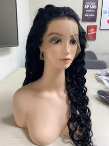 Perruque corps ondulé dentelle transparente cheveux humains vierges péruviens non traités cuticule vierge alignée - Product Image 3