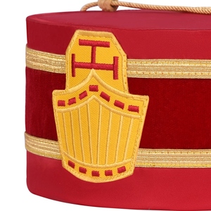 Chapeau de Cérémonie Maçonnique Haut Prêtre Chapeau de Chapitre Royal Arch en Velours Rouge avec Cordon Doré – Régalia et Coiffure Officier Cérémonial Royal Arch - Product Image 5