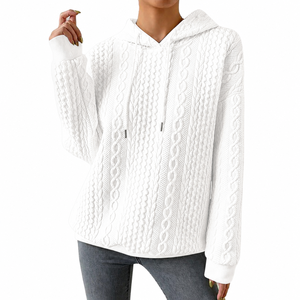 Sweat à capuche personnalisé pour femme avec motif graphique, en molleton de coton de haute qualité, fabricant de mode en gros - Product Image 4