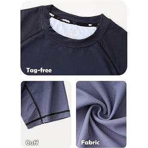 Camiseta de Compresión con Diseño de Lobo para Hombre, Secado Rápido, Ropa Deportiva para Gimnasio, Logotipo Personalizado, Proveedor OEM - Product Image 3