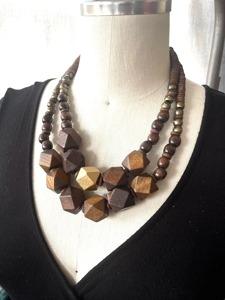 Collier en bois de qualité supérieure, robuste, couleur unie, personnalisable, vente en gros directe usine - Product Image 4