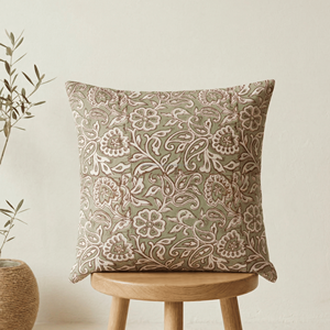 Traditional Handmade Block Print Vintage Washable Eco-Friendly Customized Indian Cotton Cushion Cover Sofa Throw Wholesale - Product Image 2