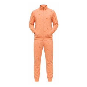 Ensemble de survêtement polaire premium pour homme – Chaud, respirant, imprimé, en mélange de coton, décontracté, avec sweat à capuche épais et pantalon de jogging - Product Image 5