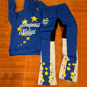 Nuevo Chándal Deportivo para Hombre, Estilo Europeo-Americano, Casual, con Cremallera, Capucha, Corte Ajustado, Ligero, Lavado Ácido, Color Sólido - Product Image 1