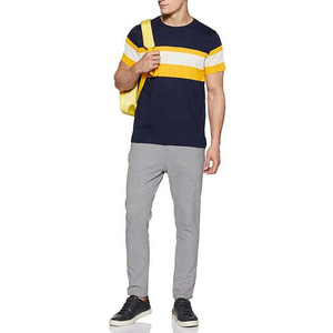 เสื้อยืดคอกลมแขนสั้นผู้ชาย ผ้าฝ้ายถัก 100% แฟชั่น ระบายอากาศได้ดี เหมาะสำหรับใส่ในฤดูร้อน ที่ได้รับความนิยมสูงสุด - Product Image 3