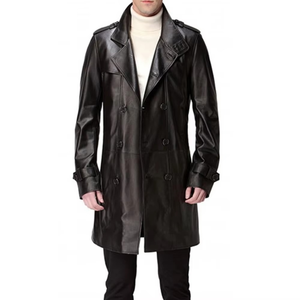 New Custom Design Fashion Motorbike Winter Leather <b>Jacket</b> Front Zipper Side Pockets Casual Wear Winter <b>Biker</b> <b>Jacket</b> - Product Image 6