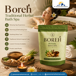 Mélange de sels de bain aux herbes Boreh personnalisé sous marque privée – Produit de soin botanique pour le bain, idéal pour les spas et les soins personnels - Product Image 2