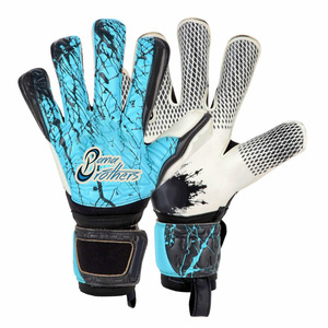 Gants de gardien de but de qualité supérieure avec design imprimé intégral sur le devant et le dos, paume en latex doux gaufré et coupe ajustée positive - Product Image 5