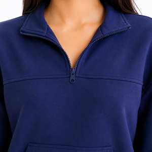 Conjunto de Sudadera con Capucha y Pantalones Cortos de Felpa Personalizados de Algodón de Alta Calidad para Mujer, Sudadera con Capucha Extra Grande y Pantalones Cortos de Felpa de 2 Piezas con Cordón Ajustable, Estilo Casual - Product Image 5