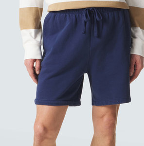 Pantalones Cortos Bermuda de Algodón para Hombre, Talla Grande, Color Sólido, con Cordón, Casuales, Tejidos, de Cintura Media - Product Image 2