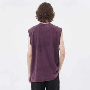 Débardeur Homme de Haute Qualité, Coupe Musclée, Vêtement de Sport et de Gym, Personnalisable OEM, Débardeur Homme Oversize 100% Coton Sans Manches Décontracté - Product Image 6